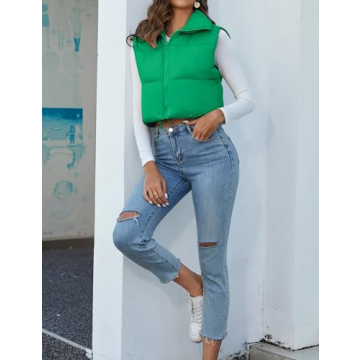 Kissonic Women's Lightweight Puffer Vest - Stylish & Warm