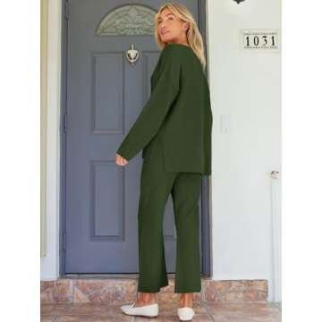 LILLUSORY Women’s 2 Piece Lounge Set for Cozy Style