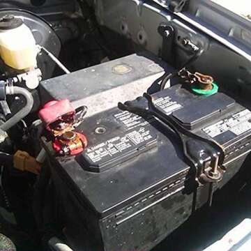 Ampper 24 Pieces Battery Terminal Anti Corrosion Washers, Battery Terminal Post Fiber Washers Protector (12 Red & 12 Black)