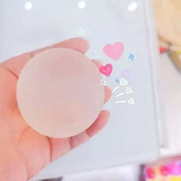 3Pcs White Sugar Ball, 2.4" Slow Rise Squishy Stress Relief Balls Clear Malt Syrup Filled Moldable Relaxing Sensory Fidget Stress Toy Hand Exercise Balls Gift for Friends