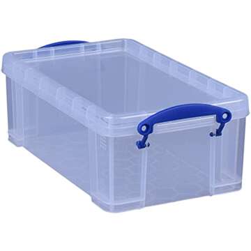 Really Useful Plastic Storage Box 5 Litre Clear