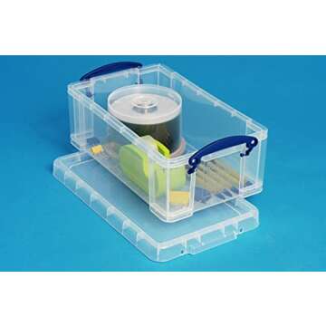Really Useful Plastic Storage Box 5 Litre Clear