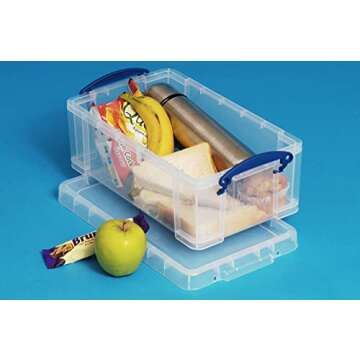 Really Useful Plastic Storage Box 5 Litre Clear