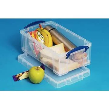 Really Useful Plastic Storage Box 5 Litre Clear