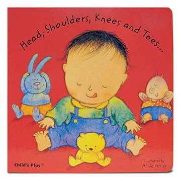 Engaging Head, Shoulders, Knees & Toes Board Book for Toddlers