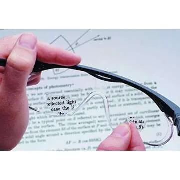 OPTX 20/20 Hydrotac Stick On BiFocal Reading Lenses +2.50 Men Women Magnifying Bi-Focal Reusable Reader Adhesive Stickers