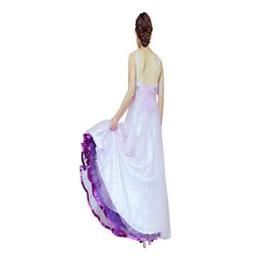 Shimaly® Women's Floor Length Wedding Petticoat Long Underskirt for Formal Dress (XL-3XL, Yellow)