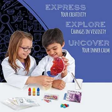 MindWare Science Academy Squishy Ball lab - Kids & Teens Make 3 Squishy Ball Stress Toys with Our 35pc Set - Wild & Weird Experiments for Boys & Girls - Great Educational Gift