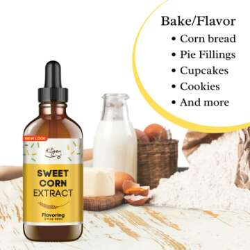Sweet Corn Extract for Baking - Flavoring - Keto Cornbread - Corn Extract for Baking Keto Cornbread ...
