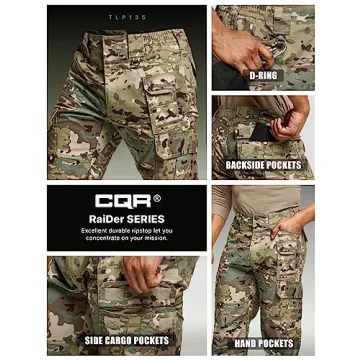 CQR Men's Tactical Pants for Comfort and Durability