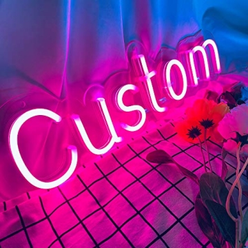 Personalized Neon Signs for Home Wedding Party Decor