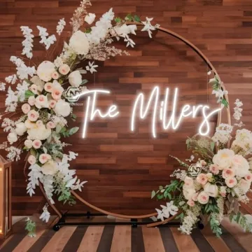 Personalized Neon Signs for Home Wedding Party Decor