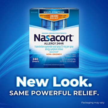 Nasacort 24HR Allergy Nasal Spray 240 Count Relief