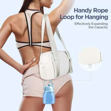 Cysiyu Mini Gym Bag - Stylish Waterproof Tote for Women