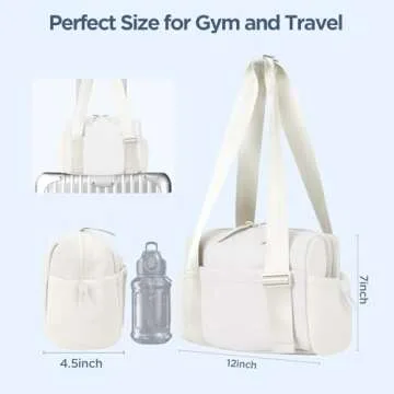 Cysiyu Mini Gym Bag - Stylish Waterproof Tote for Women