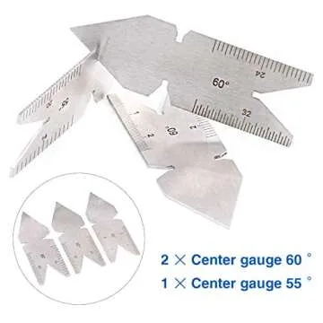 Glarks Thread Pitch Gauge Tool Set for Accurate Measurements