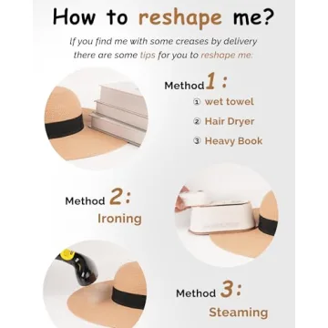 Stylish FURTALK Womens Sun Straw Hat UPF 80 Protection