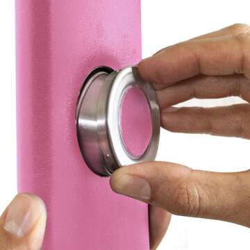 The Original Shot Flask with Collapsible Shot Glass - Pink