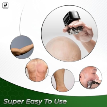 Skull Shaver Pitbull Silver PRO Electric Head Shaver for Men