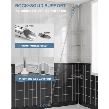 Buy SEIRIONE Rustproof Shower Caddy Organizer Today