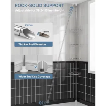 Buy SEIRIONE Rustproof Shower Caddy Organizer Today