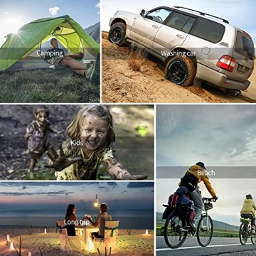 LFSEMINI Solar Shower Bag 2 Pack for Camping & Outdoor Use