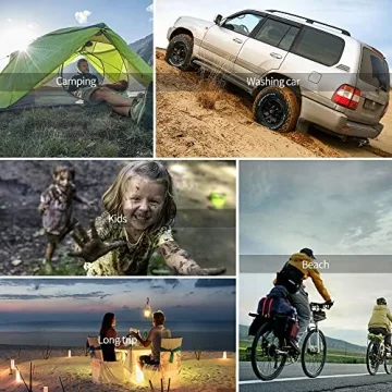 LFSEMINI Solar Shower Bag 2 Pack for Camping & Outdoor Use