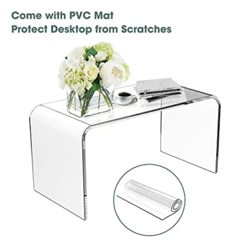 Elegant WAHFAY Acrylic Coffee Table for Modern Spaces