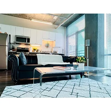 Elegant WAHFAY Acrylic Coffee Table for Modern Spaces