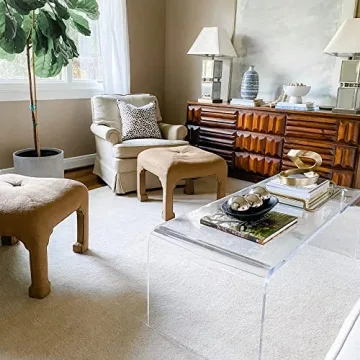 Elegant WAHFAY Acrylic Coffee Table for Modern Spaces