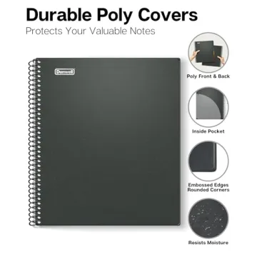 Dunwell 5-Subject Notebook with Movable Dividers and Pockets