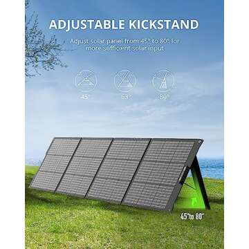 GROWATT Portable Solar Panel 200W: Efficient Energy Anywhere