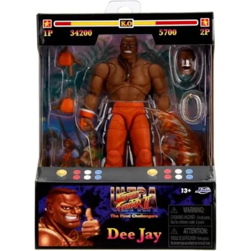 Collectible Dee Jay Action Figure from Street Fighter II