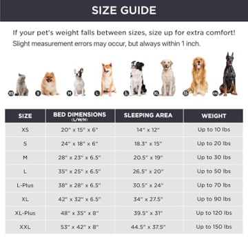 Bedsure Orthopedic Dog Bed for Large Dogs with Washable Cover