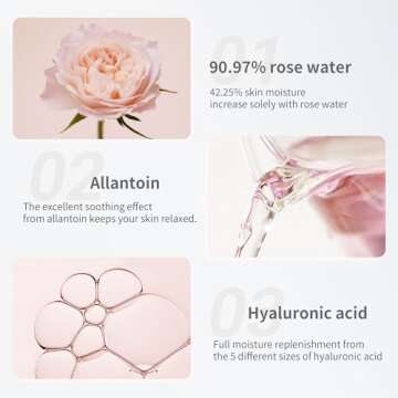 Mamonde Rose Water Vegan Toner - 90.97% Pure for Hydrating Skin