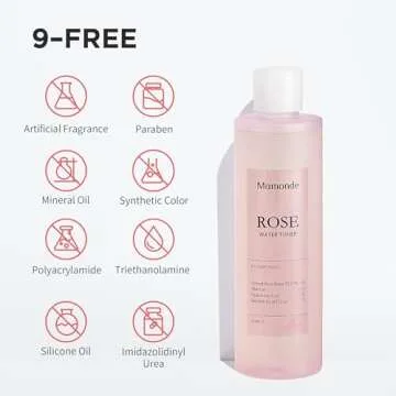 Mamonde Rose Water Vegan Toner - 90.97% Pure for Hydrating Skin