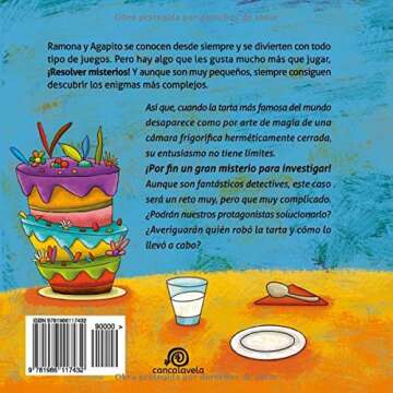 El misterio de la tarta volátil:: Ramona y Agapito [Cuento infantil / Aventuras / Misterio / Detectives] (Las aventuras de Ramona y Agapito) (Spanish Edition)