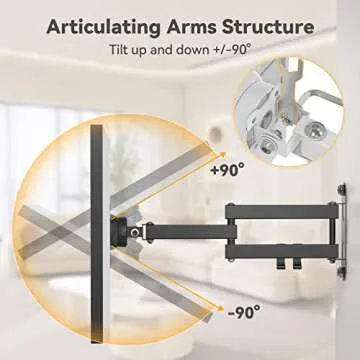 Versatile Laivli Wall Mount for Echo Show 15 and Monitors