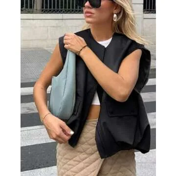 Yimoon Women’s Stylish Zip Up Cargo Vest Perfect for Every Occasion