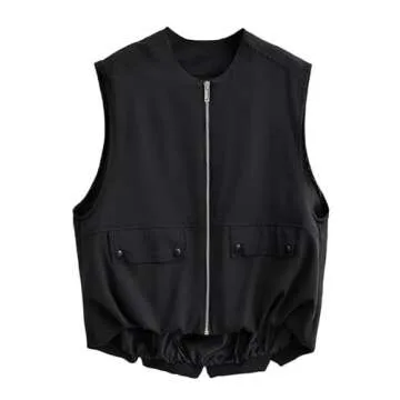 Yimoon Women’s Stylish Zip Up Cargo Vest Perfect for Every Occasion