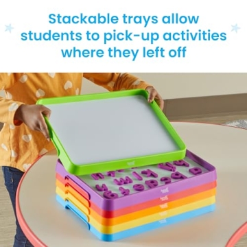 hand2mind Magnetic Dry Erase Activity Trays for Kids