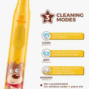 Vekkia Kids Electric Toothbrush - Fun & Effective Cleaning!