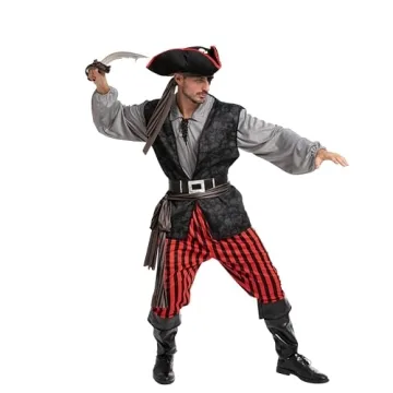 Spooktacular Creations Men's Pirate Costume for Halloween