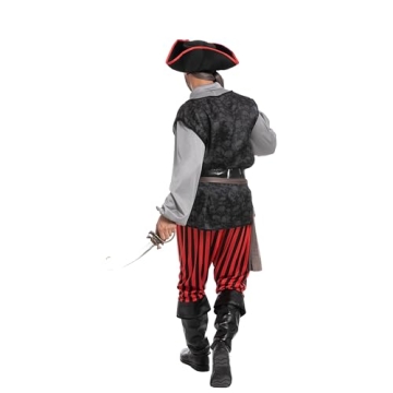 Spooktacular Creations Men's Pirate Costume for Halloween