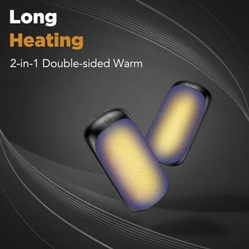 Rechargeable Hand Warmers 2 Pack USB Portable for Winter