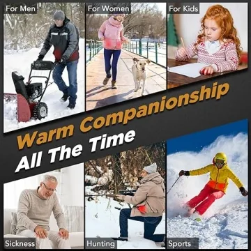 Rechargeable Hand Warmers 2 Pack USB Portable for Winter