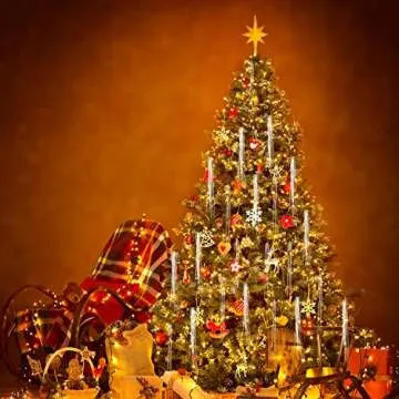 2000 Strands Shiny Tinsel Icicles for Holiday Decor