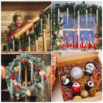 2000 Strands Shiny Tinsel Icicles for Holiday Decor