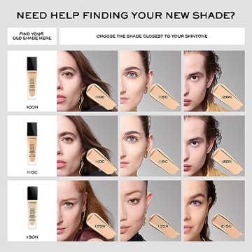 Lancôme Foundation Long-lasting Full Coverage in 50 Shades