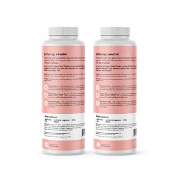 Hello Bello Premium Baby Powder - Hypoallergenic Talc-Free Blend - Vegan and Cruelty-Free - Fragranc...